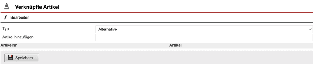 Screenshot einer Detail-Ansicht eines Artikels